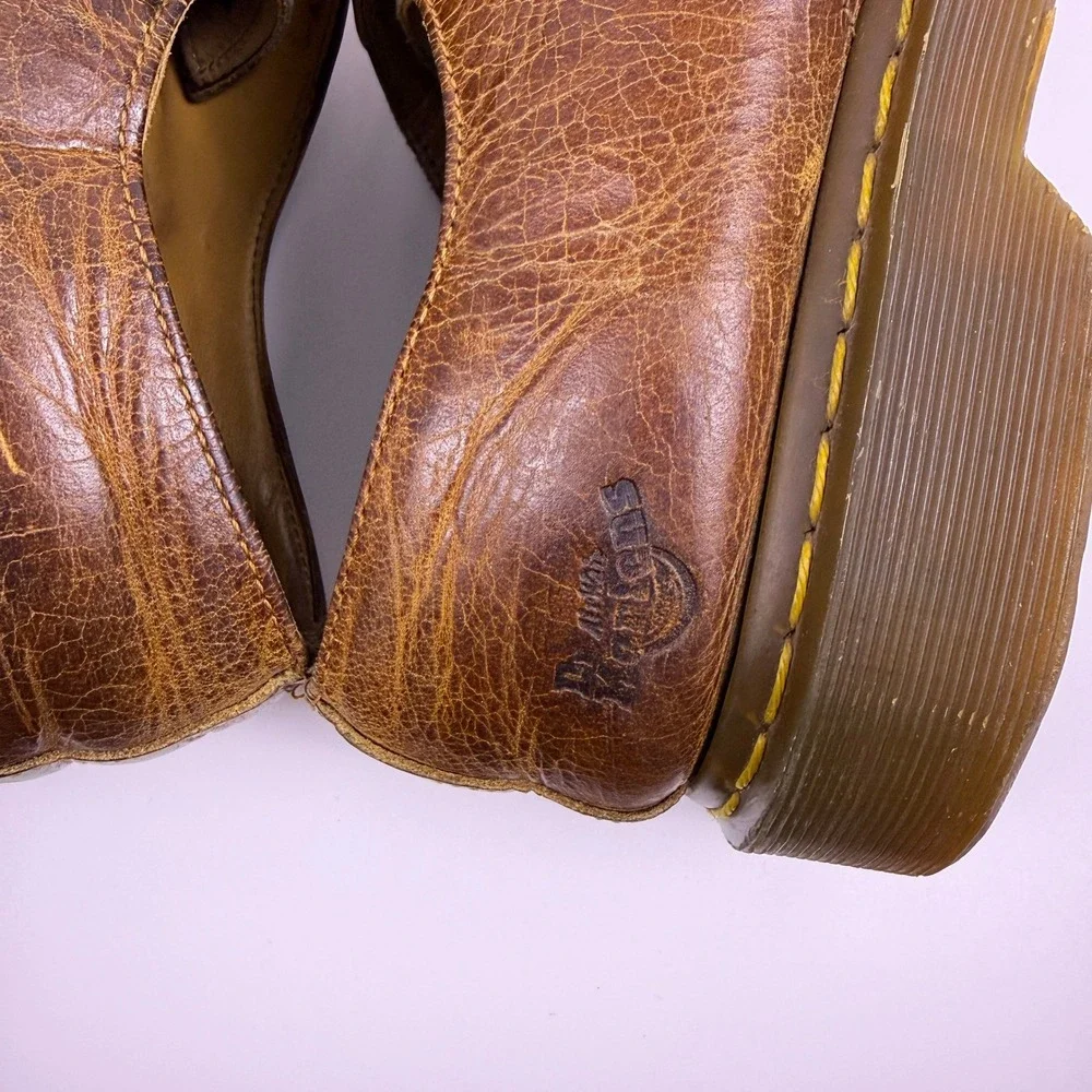 VTG Dr. Martens 1461 3-Eye Oxford Shoes Mens 11 Crazy Horse Leather Academia